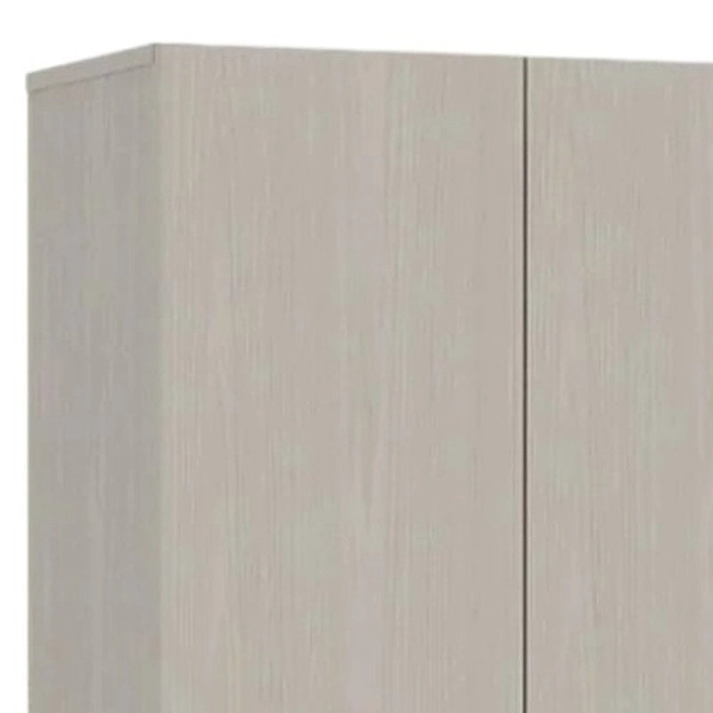 Garde-manger et armoire de rangement étroits de 71 pouces – Gris clair, design peu encombrant