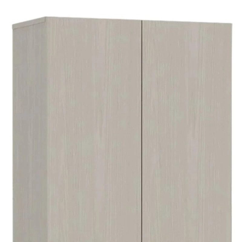 Garde-manger et armoire de rangement étroits de 71 pouces – Gris clair, design peu encombrant