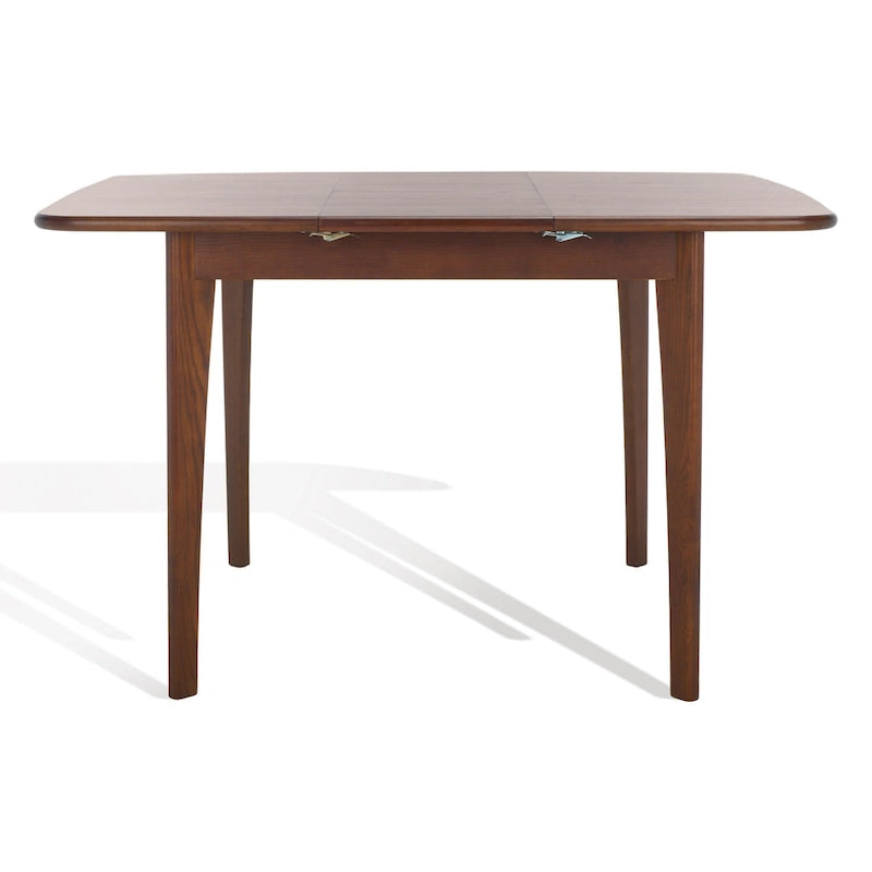Table à manger extensible – Chêne et bois d'ingénierie, 4 à 6 places, pieds compensés