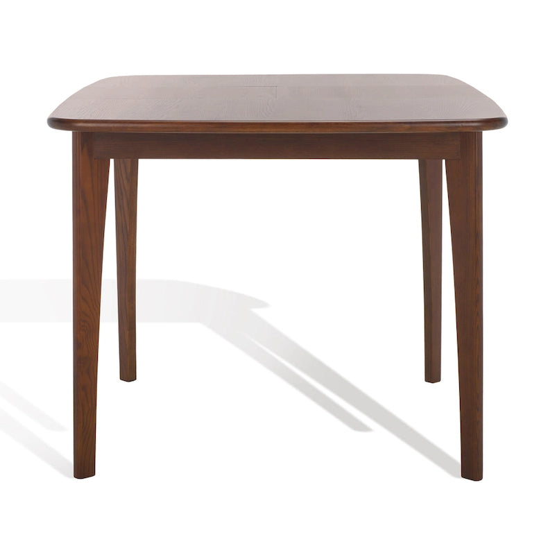 Table à manger extensible – Chêne et bois d'ingénierie, 4 à 6 places, pieds compensés