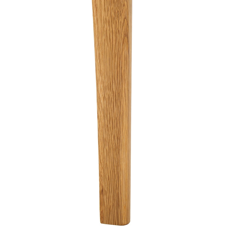 Table à manger extensible – Chêne et bois d'ingénierie, 4 à 6 places, pieds compensés